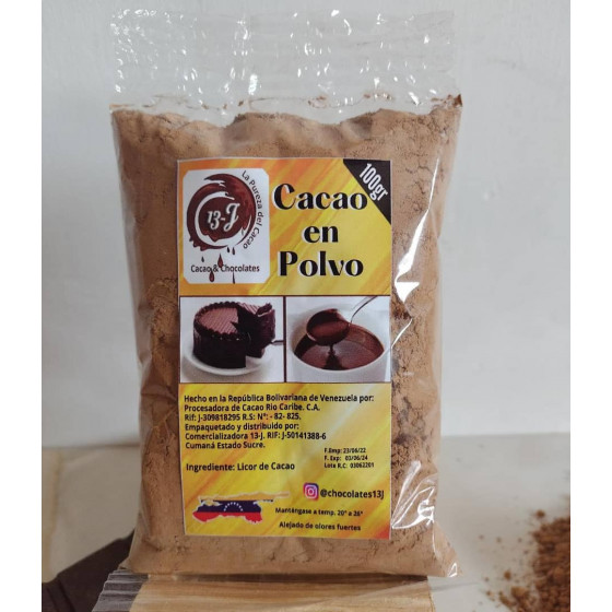 Paquete 10unid x 100gr Cacao en Polvo (1x10x100gr)