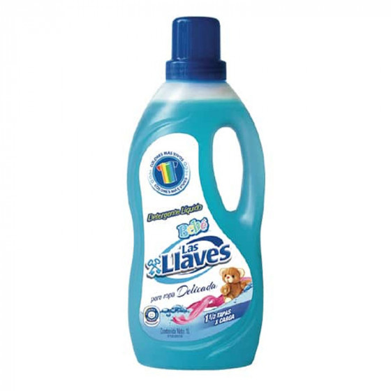 Comprar Las Llaves Detergente Liquido Bebe - 1L - Happy Market Online Cumaná