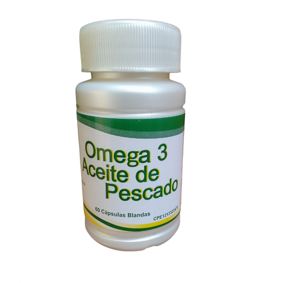 Omega 3 Aceite de Pescado   60 capsulas Blandas.