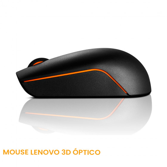 Mouse Usb Óptico Lenovo M20 Ergonómico