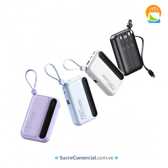 Power Bank Mini LADAPU 10000mAh Carga Rápida |...